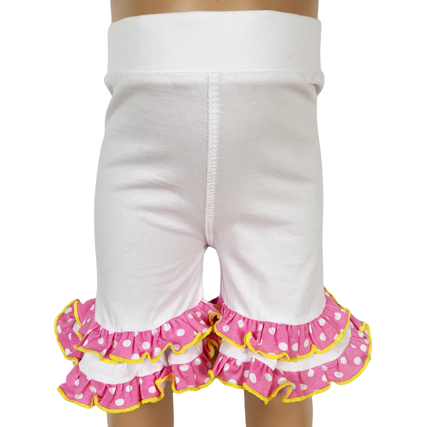 AnnLoren - AnnLoren Girls Mermaid Halter Dress White Shorts Summer Set: 2-3T