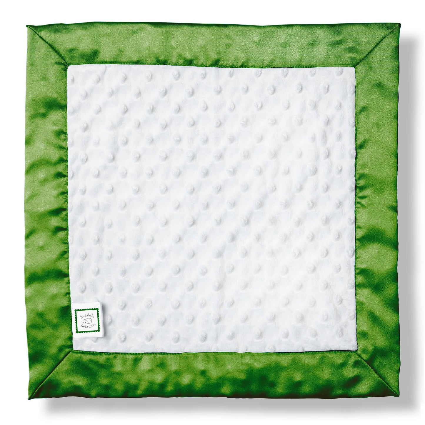 Plush Dot Baby Lovie, Light Pure Green