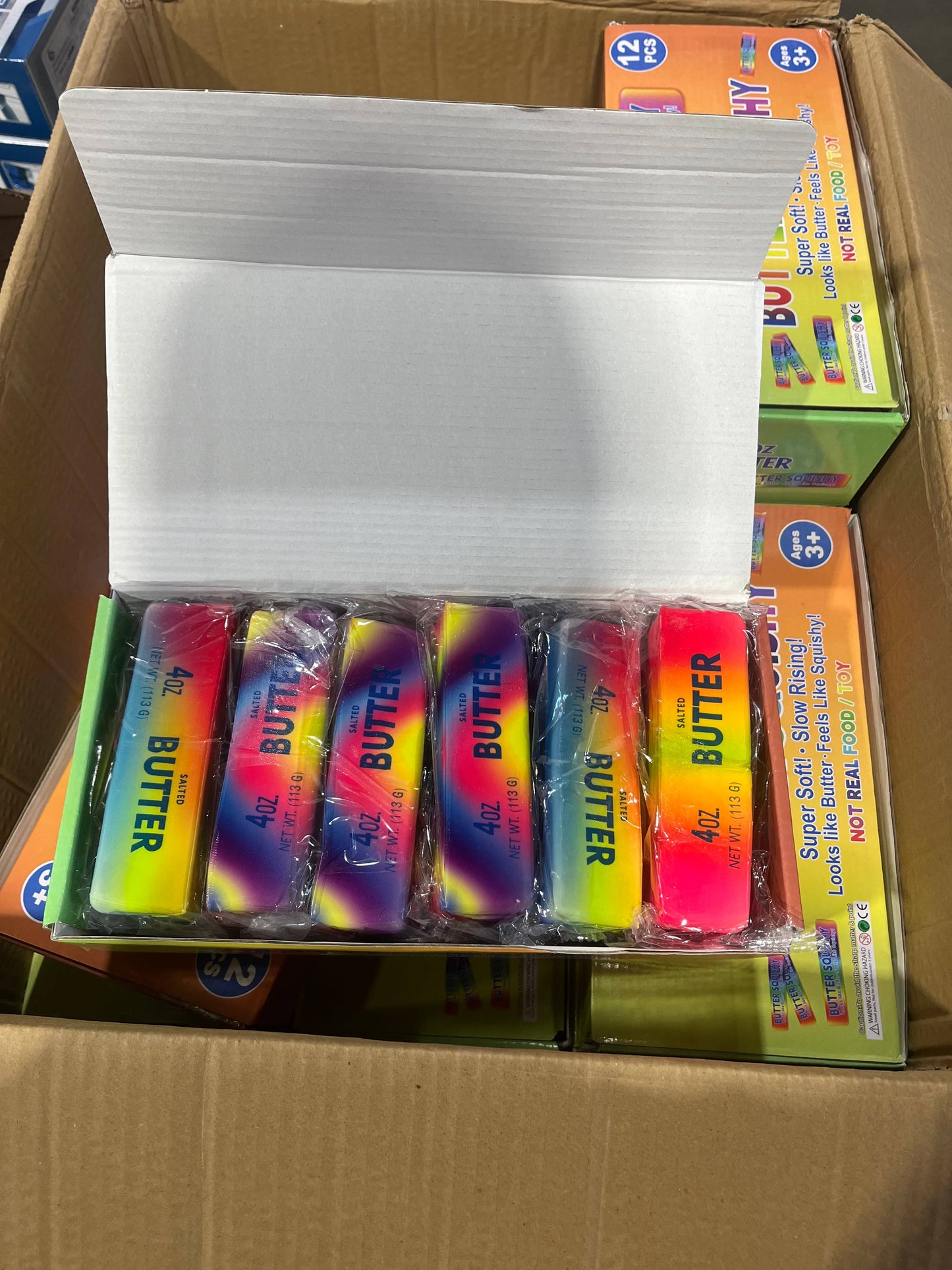 Prime Opticals - 4oz Squishy Yellow & RAINBOW Butter | Toy | Trendy | HOT