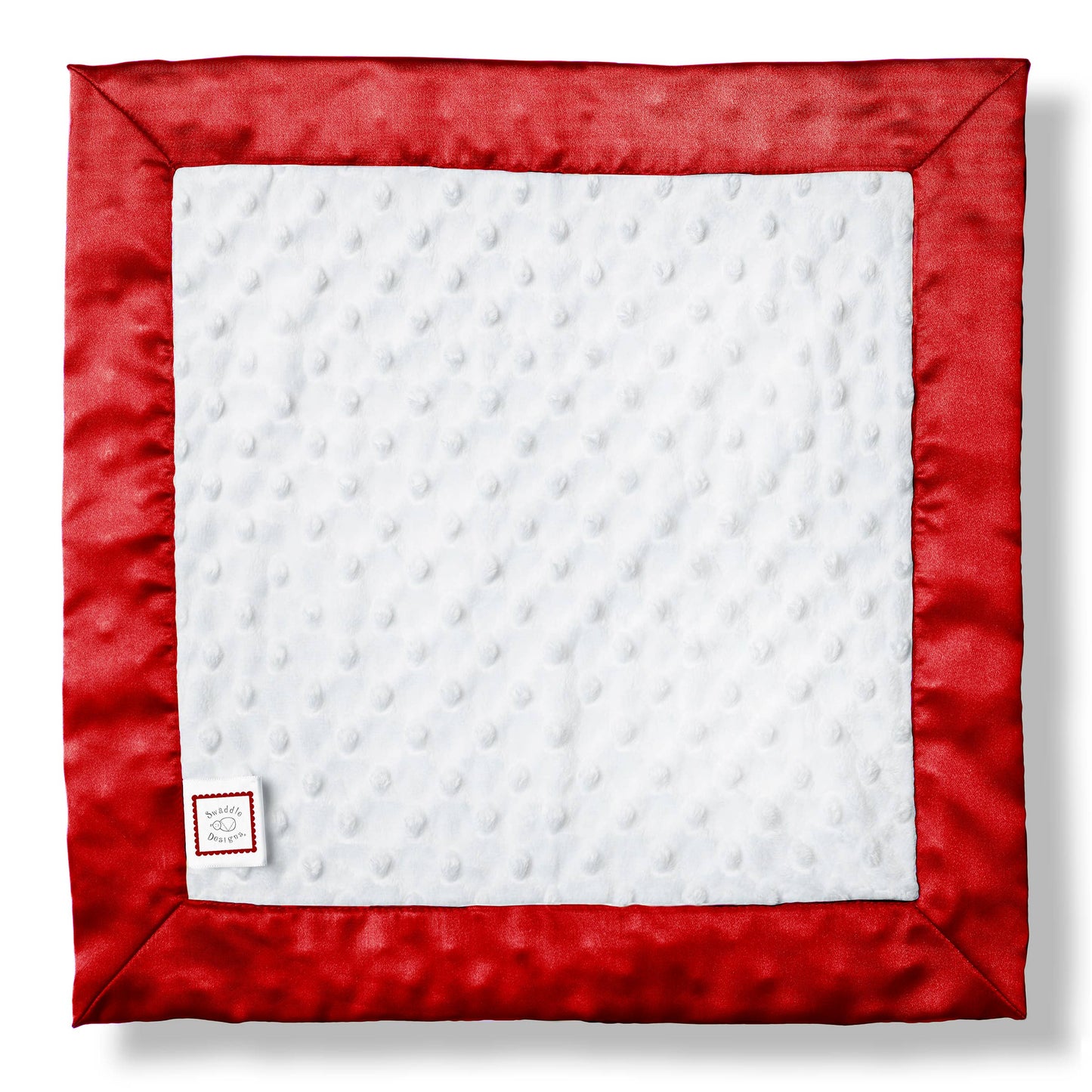 Plush Dot Baby Lovie, Red, 14x14in