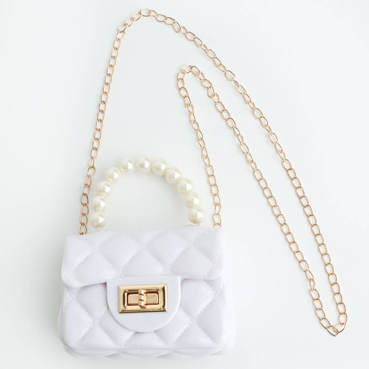 Sparkle Sisters by Couture Clips - Pearl Handle Jelly Purse