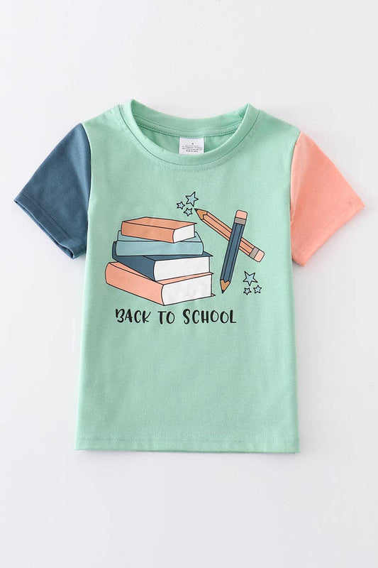 Honeydew - Green back to school boy top