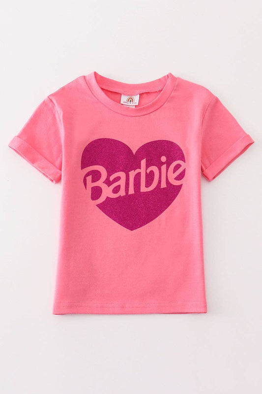 Honeydew - Pink barbie heart girl top