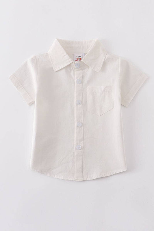 Honeydew - White button-downs pocket boy shirt