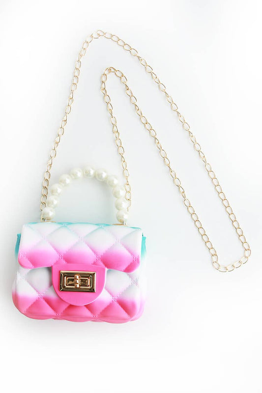 Sparkle Sisters by Couture Clips - Hot Pink/Teal Jelly Purse