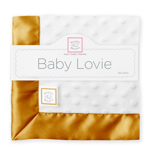 Plush Dot Baby Lovie, Gold
