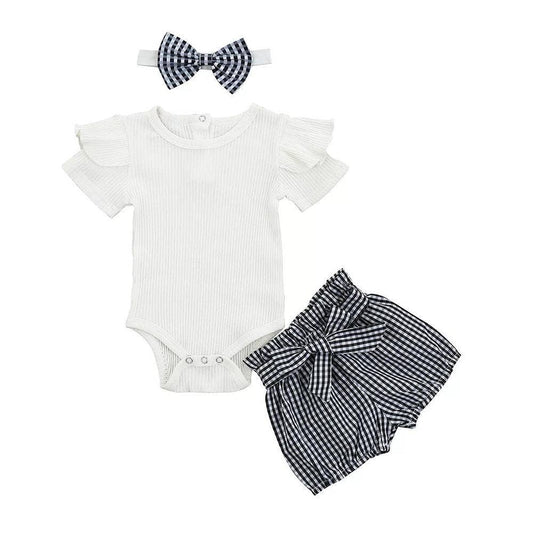 Little Miss Chelle - Little Miss Gingham Set