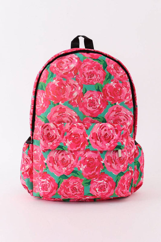 Honeydew - Rose print backpack