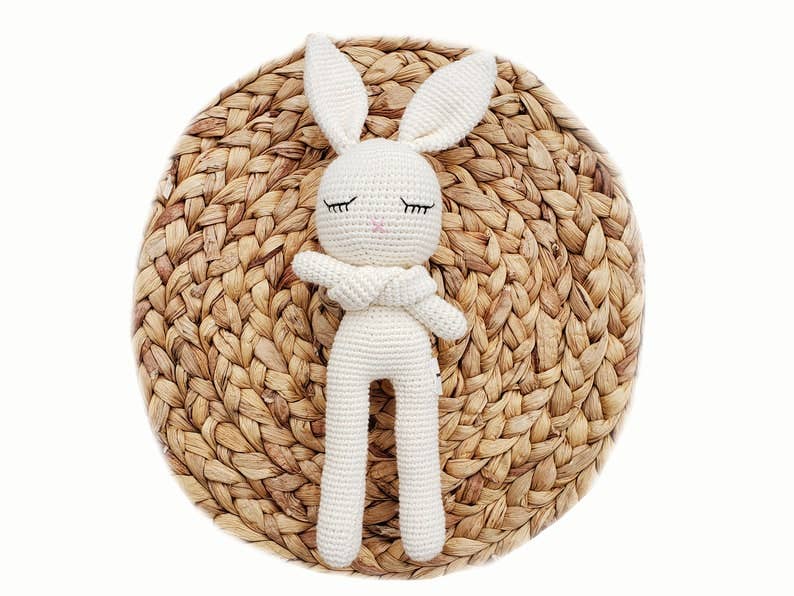 Mali Wear - Sleepy Bunny Doll White
