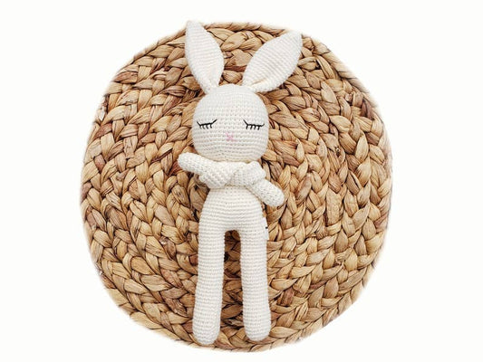 Mali Wear - Sleepy Bunny Doll White