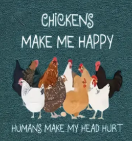 Sparkledots - Chickens Make Me Happy Women's T-Shirt