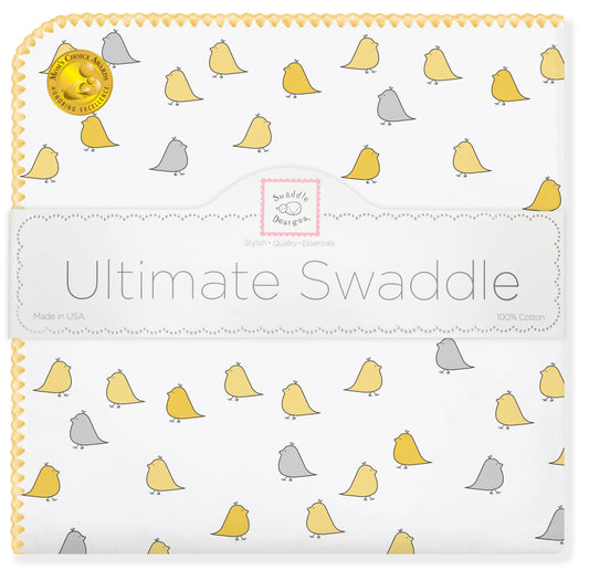 Ultimate Swaddle Blanket, Little Chickies, Yellow